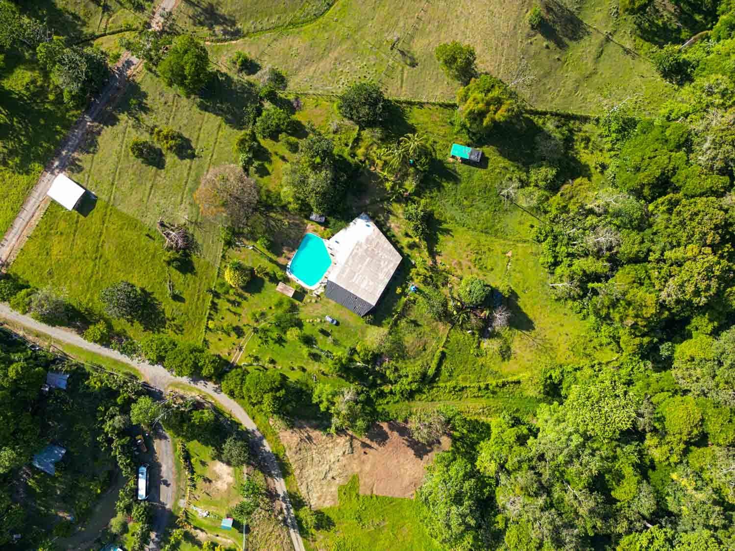 Propiedad de 1 Hectárea con Casa Amplia y Piscina en Sixaola