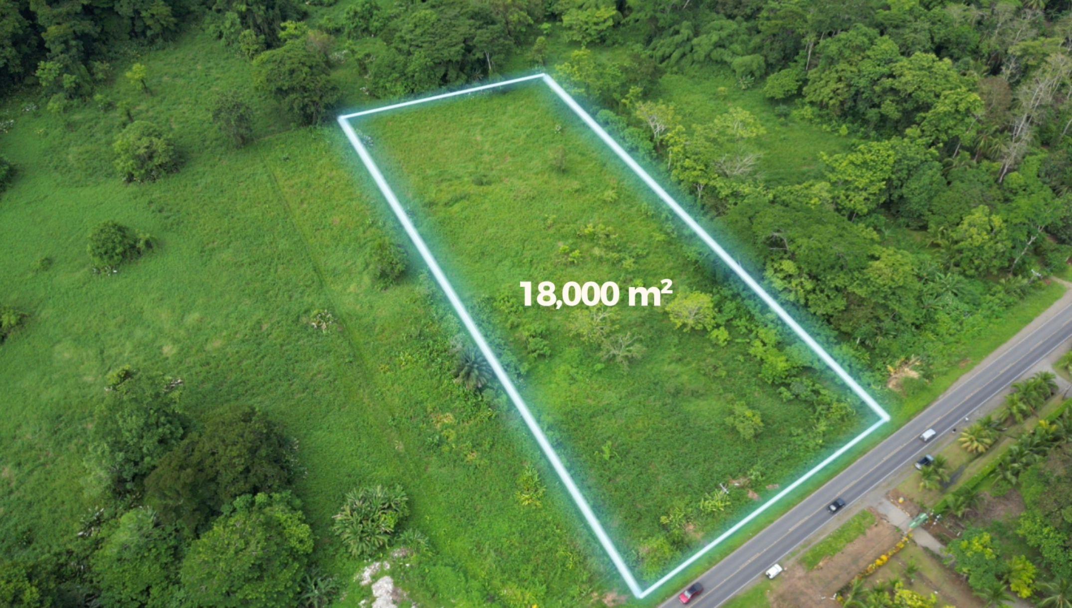Terreno de 1.8 Hectáreas Colindante con el Parque Nacional Cahuita